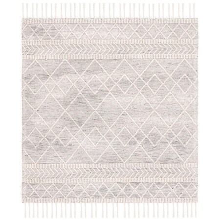 Safavieh 6 x 6 ft. Square Area Rug Ivory & Black NAT339A-6SQ
